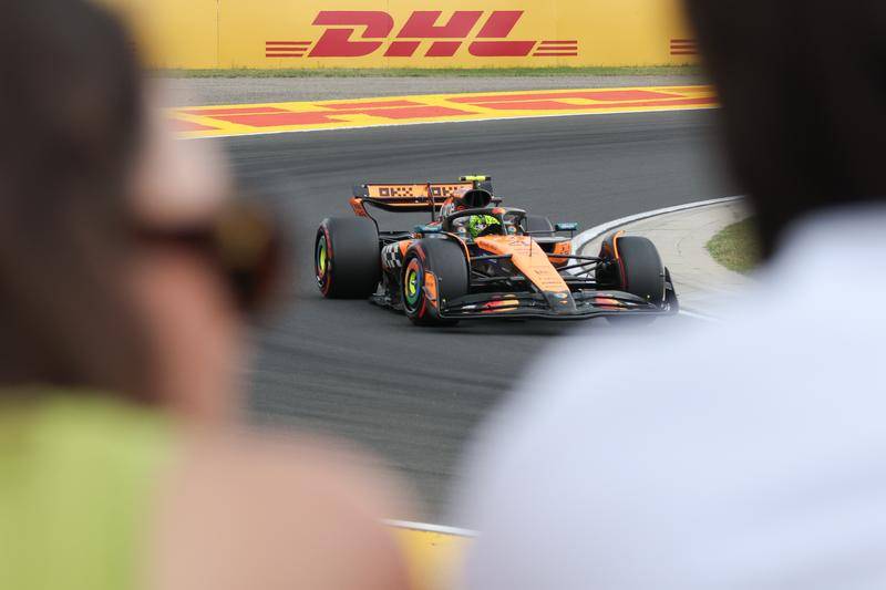 F1匈牙利站-诺里斯策略制胜皮亚第2 勒克莱尔杆位起步获第4