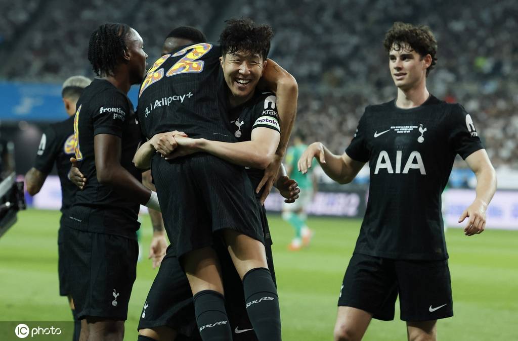 孙兴慜热刺生涯谢幕!热身-布伦南破门 热刺1-1纽卡