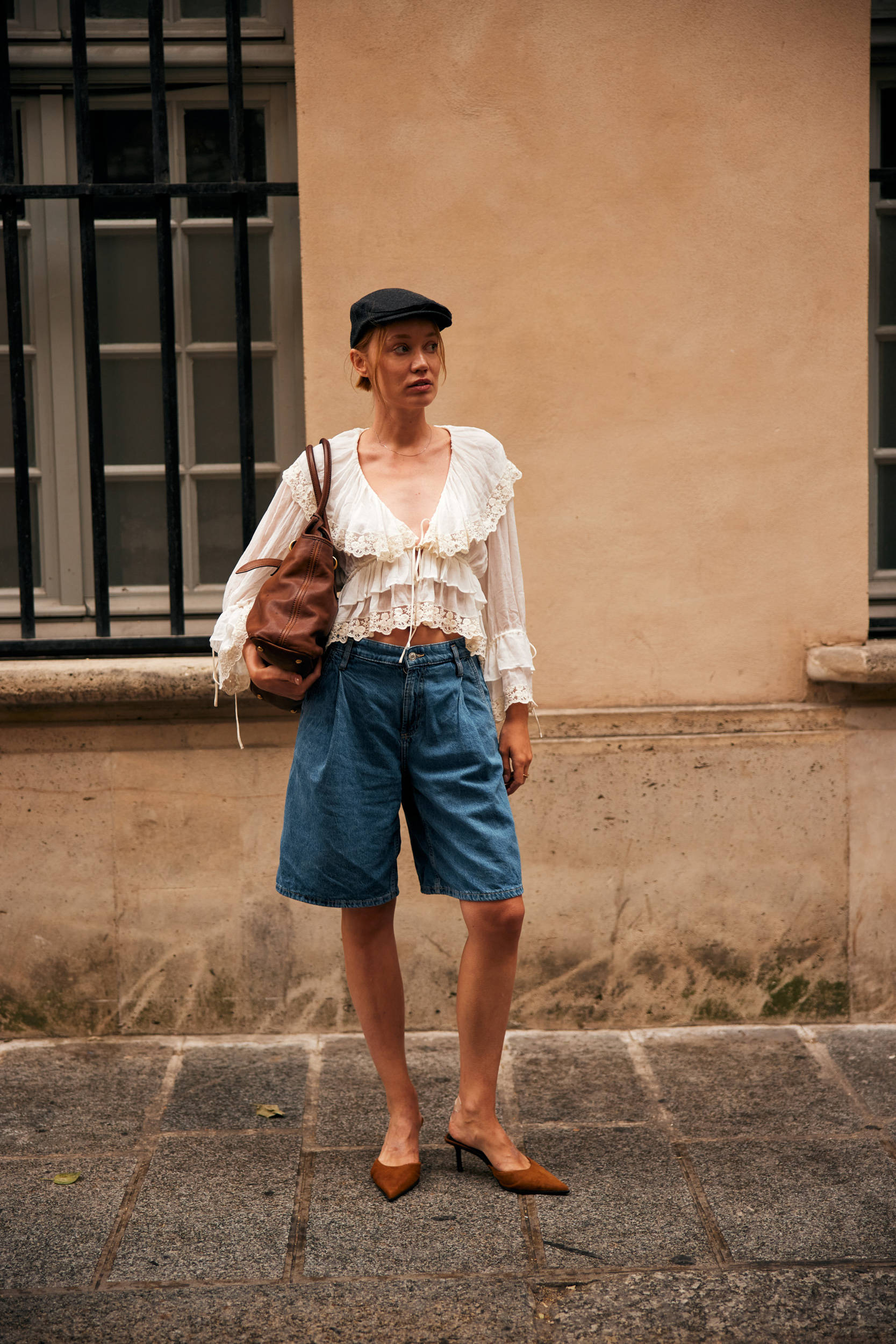 杨幂欧阳娜娜都爱穿的宽腿中裤,今夏火成这样啦?